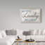 «Kincannon Mudroom Laundry» par Lightboxjour - reproduction d'art textuel sur toile tendue-31106552