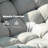 Patio Rocking Chair Outdoor, Oversized Papasan Rocking Chair for 2 with E-Coated Steel Frame and Thick Cushion,Grey