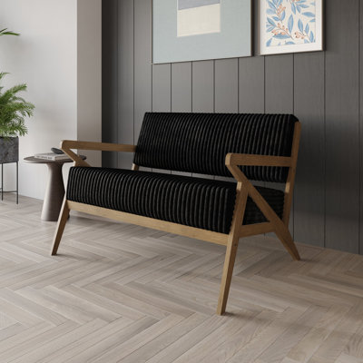 Causeuse d'appoint en velours