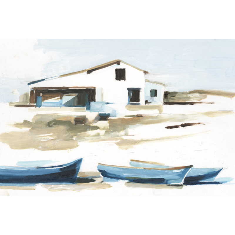 Beach Outpost II by Ethan Harper - Wrapped Canvas Print, 46cm H x 30cm W