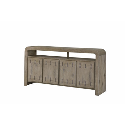 English Knotty Oak 72" Bowtie Console