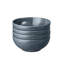 Dark Grey Speckle 12 pc Bowl Set
