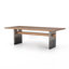 Dove Oak Top/Pewter Base