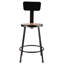 Tabouret en acier robuste avec dossier-1615230364-1615230362