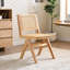 Chaise Alvonia rétro en bois d'hévéa massif-1481345138
