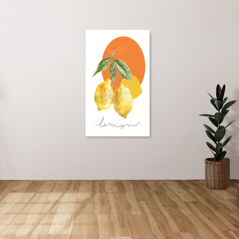 « Lemon » de Carol Robinson – Impression sur toile, H 60 po x l 36 po x P 1,5 po