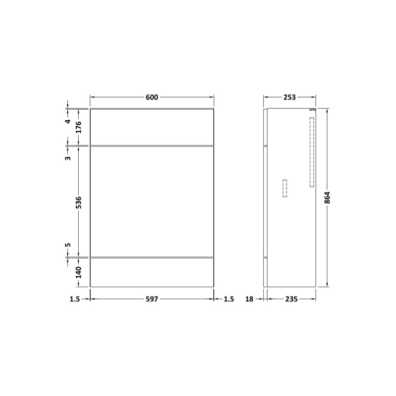 Freestanding Bathroom Storage Cabinet