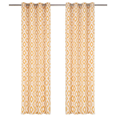 Pierpoint Cotton Room Darkening Curtain Pair