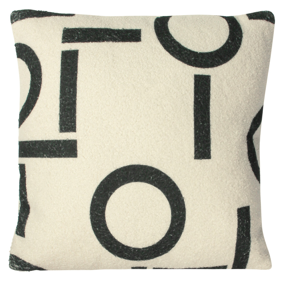 Geometric Square Cushion