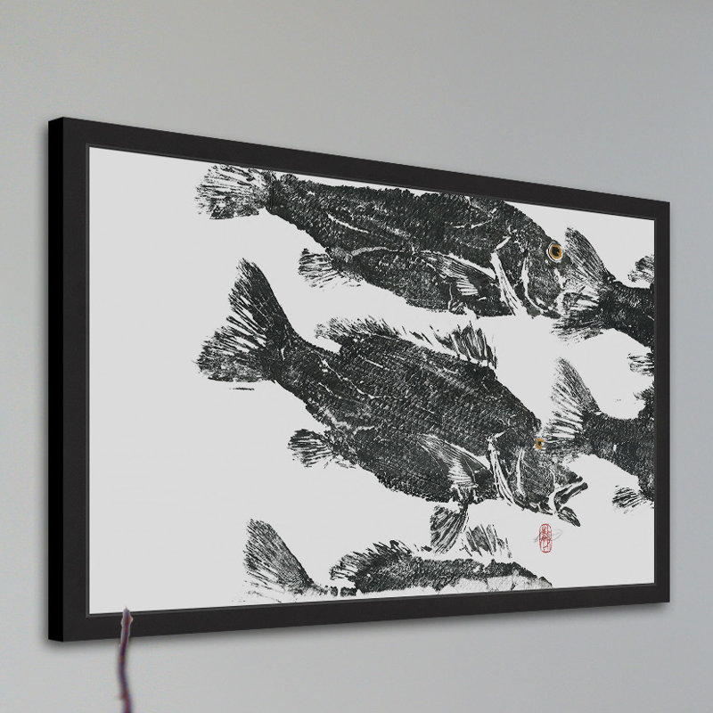 " Snappers " by Andrew Clay, 24" H x 36" W x 1.5" D