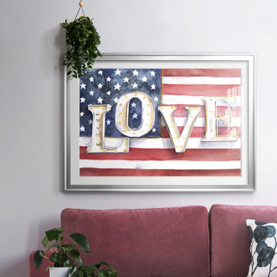 National Anthem Collection A, reproduction encadrée sur papier