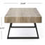 Table basse en faux bois Canyon