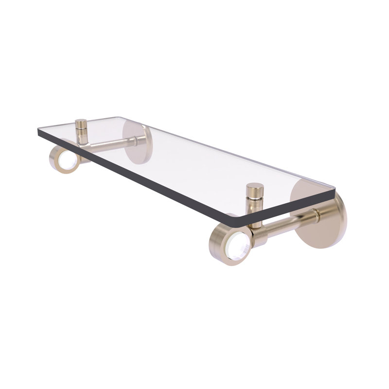 Margolis Bracket Shelf with Towel Bar, Antique Pewter