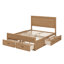 Base de lit en bois avec tiroirs-1928819055