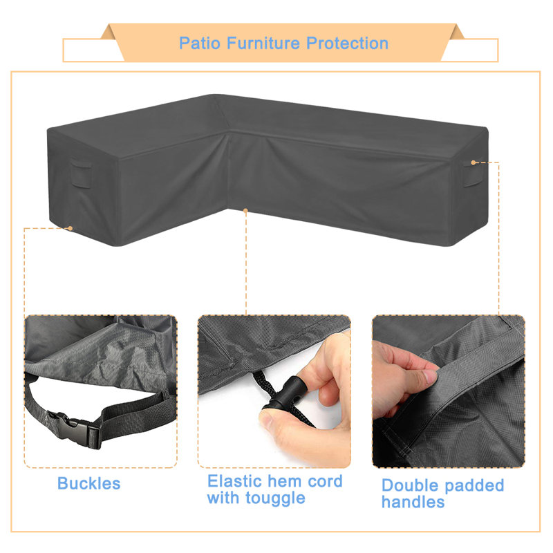 Size 32'' Outdoor Patio Sectional Cover