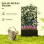 Lit de jardin autoportant ou mural en métal avec treillis, idéal pour les plantes grimpantes et un usage extérieur polyvalent