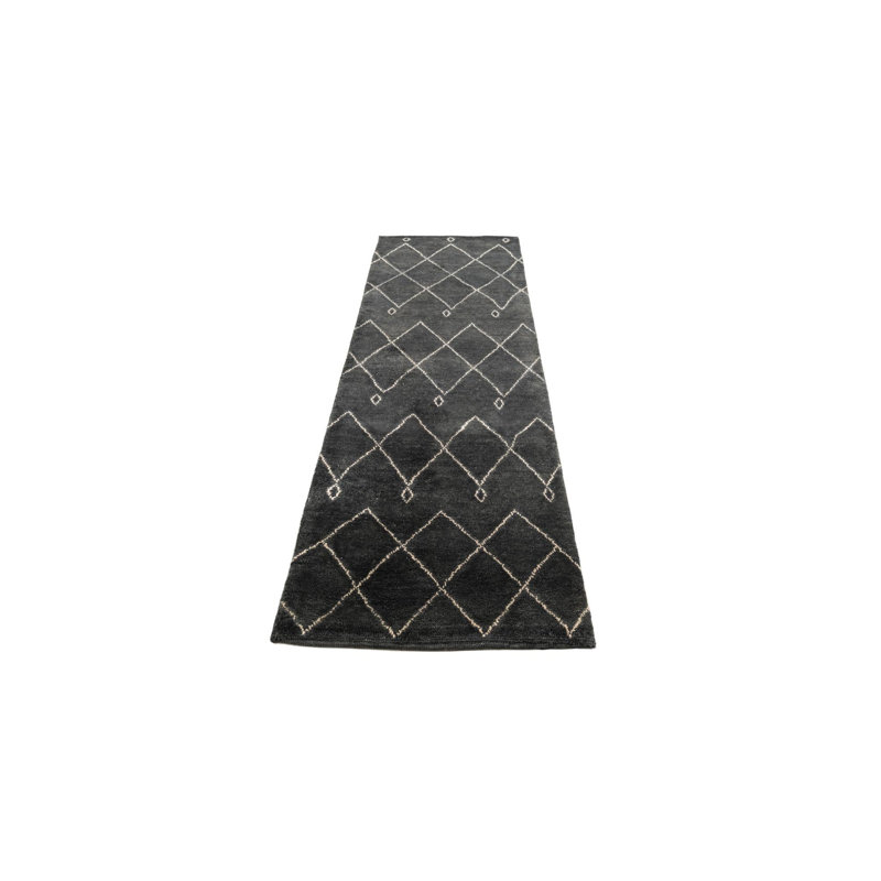 Tapis de couloir noir Howard