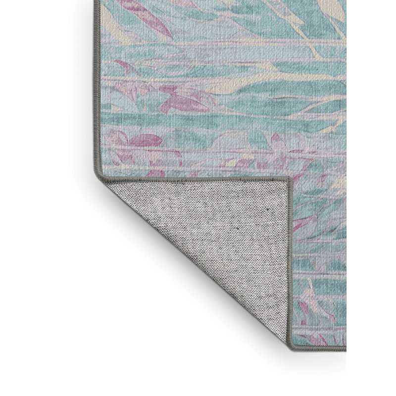 Tapis gris lavable à la machine, Rectangle 8 pi x 12 pi