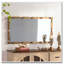 Miroir mural doré de style bambou