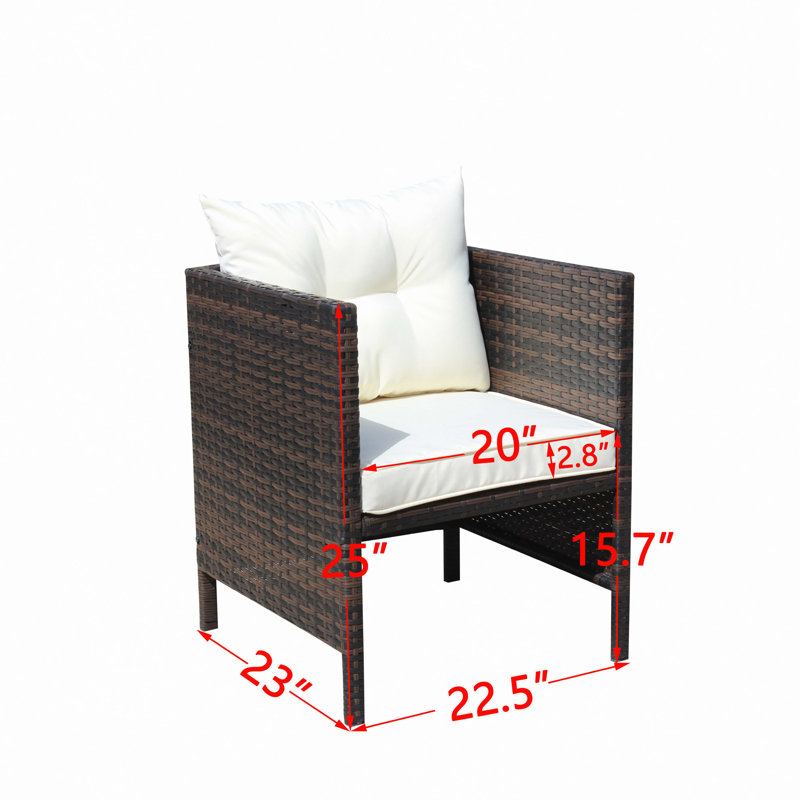 Chaises de salle à manger avec coussins Liberatore