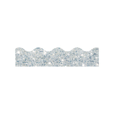 Silver Sparkle Terrific Trimmers® Classroom Border