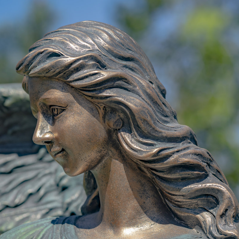 Statue de jardin mariangélique en magnésium, Bronze