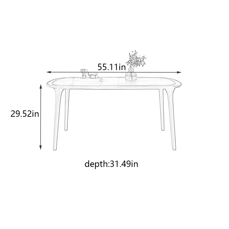 Gunver, H 29,52 po x L 55,11 po x l 31,49 po
