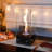 Rectangular Glass Tabletop Fireplace