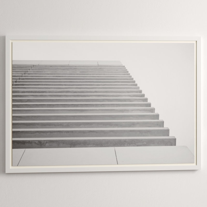 Architectural Moment 4' Framed Print on Glass