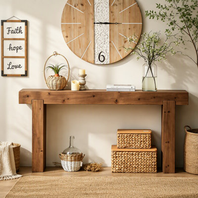 Console en bois, table basse