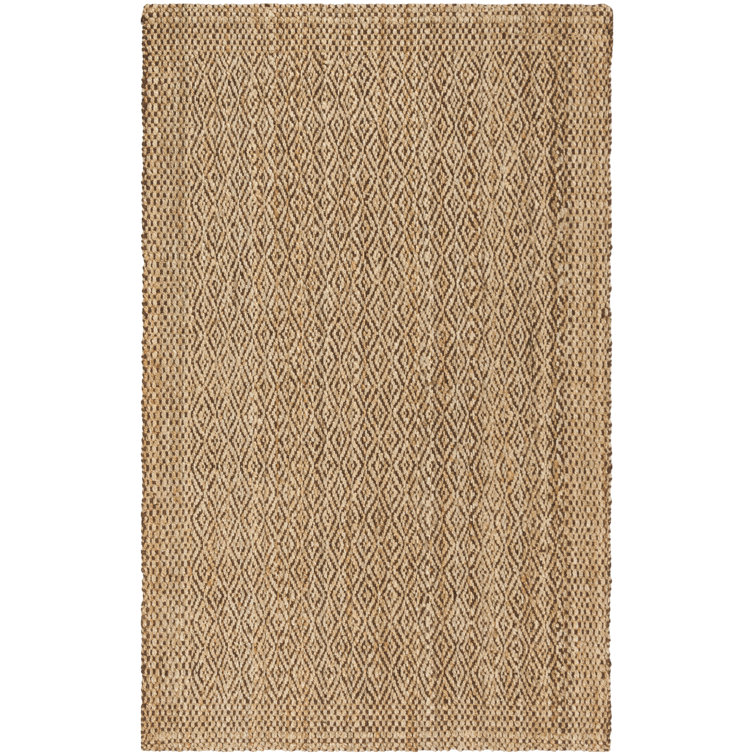 Bellinger Natural Fiber Hand Woven Jute Geometric Rug