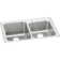 Lustertone 33" L x 22" W Double Basin Drop-in Kitchen Sink with Drain Assembly