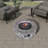 Fehime Round Concrete Propane Smokeless Fire Pit-724618856
