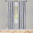 Microfiber Striped Semi-Sheer Rod Pocket Curtain Panels-61938267-61298319