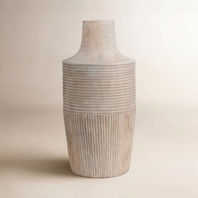 Wood Table Vase