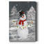 Festive Snowman I - impression sur toile tendue-425113343