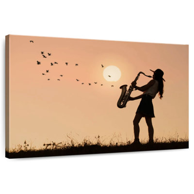 Abarca Woman Saxophone Player