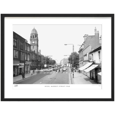 Hyde, Market Street 1968 by Francis Frith - Single Picture Frame Print