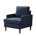 Mocha Legs Blue Fabric