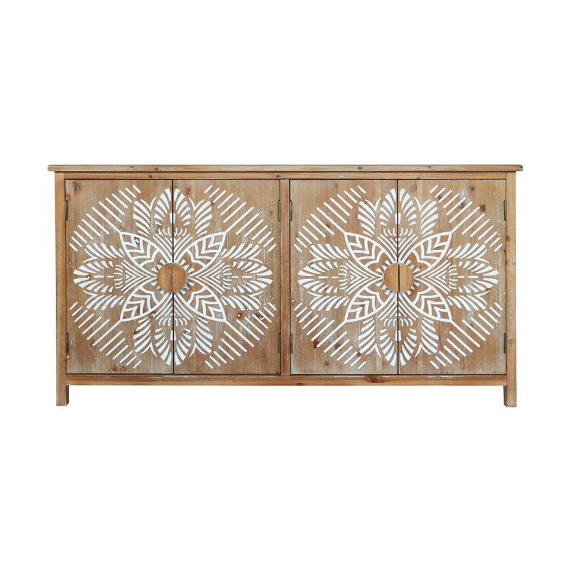 Armoire 60 "pour vestibule brun et blanc antique avec solutions de rangement pratiques