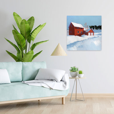 «Quiet Abstract Contemporary Winter Architecture Art»