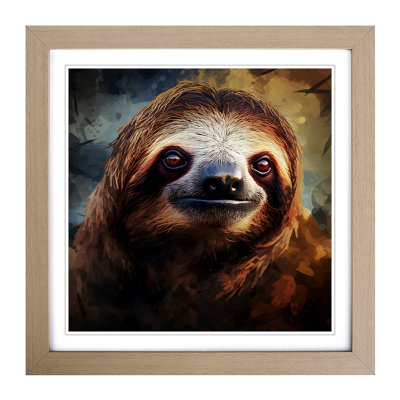 Sloth Digital No.1 1 Piece Single Picture Frame Wall Art