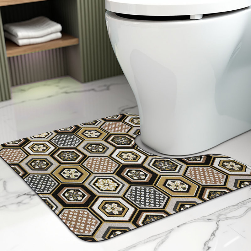 Tapis de salle de bain Floral
