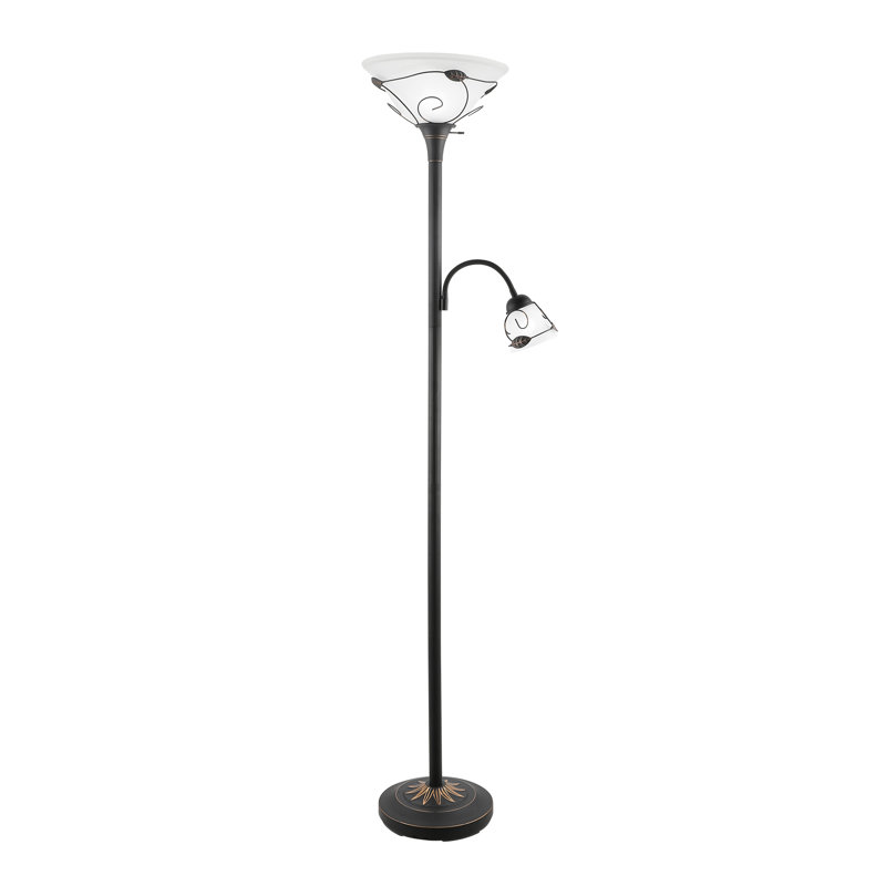 Rupe 71" Torchiere Floor Lamp with LED Bulb