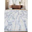 Abstract Area Rug in Blue/White-1980441206