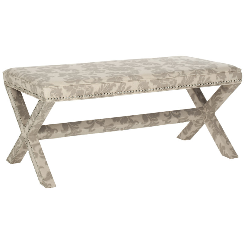 Keldah Upholstered Bench, Taupe