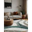 Tapis brun lavable à la machine-117993639