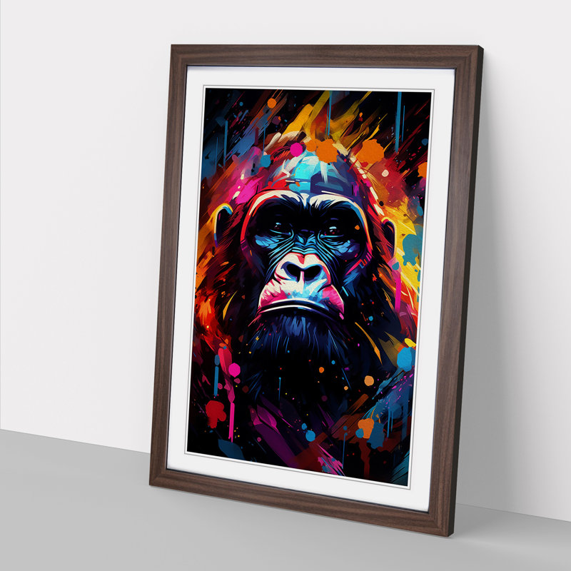 Gorilla Futurism - Framed Print