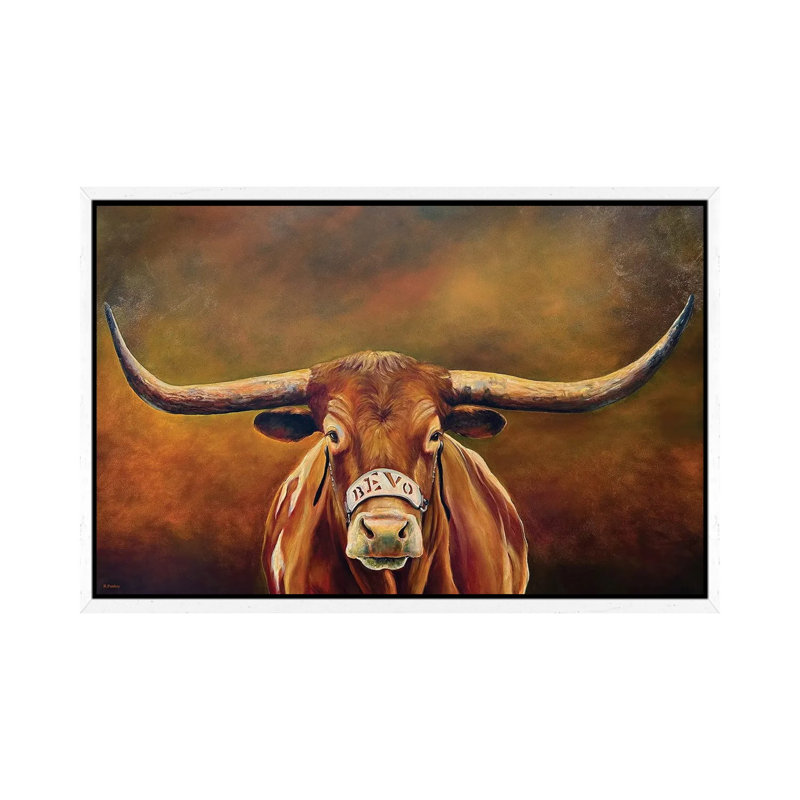 Bevo Morning 1 Piece Wall Art on Canvas, 66.04 cm H x 101.6 cm W, Framed Print without Mat, White