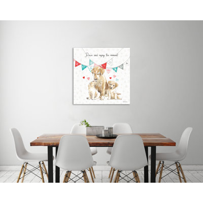 " Paws Of Love III " by Beth Grove Painting Print